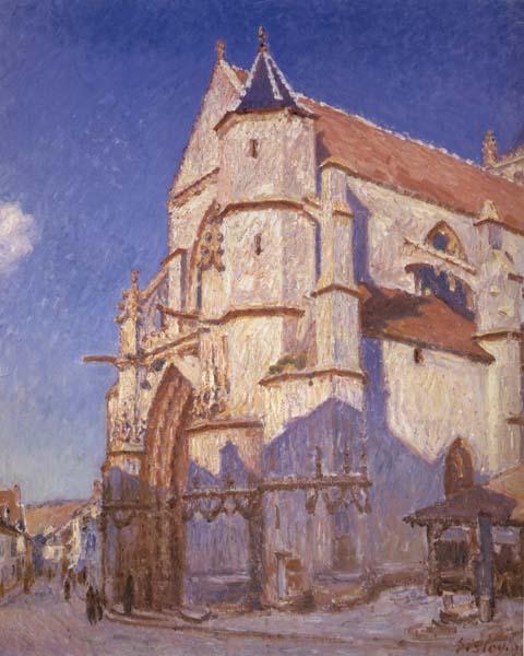 Alfred Sisley The Church at Moret oil painting image